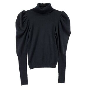 Revolve Autumn Cashmere Sweater Top Size XS Puff Long Sleeve Turtleneck Luxury